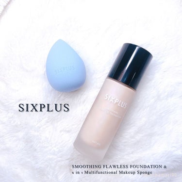 SIXPLUS スムージング フローレス リキッドファンデーション #N02/SIXPLUS/リキッドファンデーションを使ったクチコミ（1枚目）