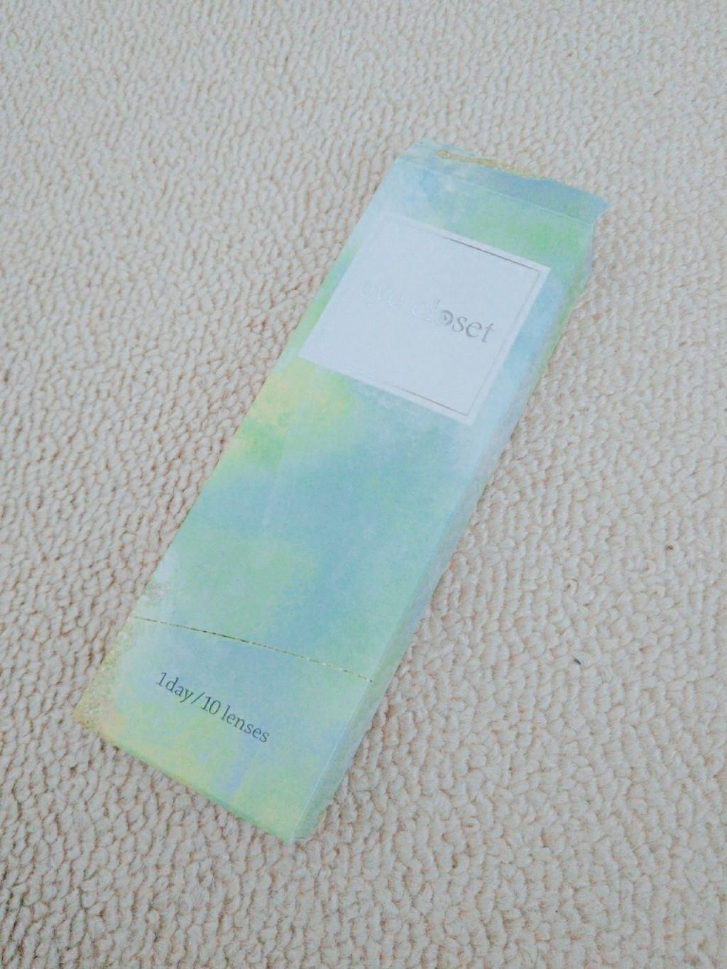 eye closet １day SweetSeries "Half"（アイクローゼットワンデー スウィートシリーズ ハーフ） Clearness Cream/EYE CLOSET/ワンデー（１DAY）カラコンを使ったクチコミ（1枚目）