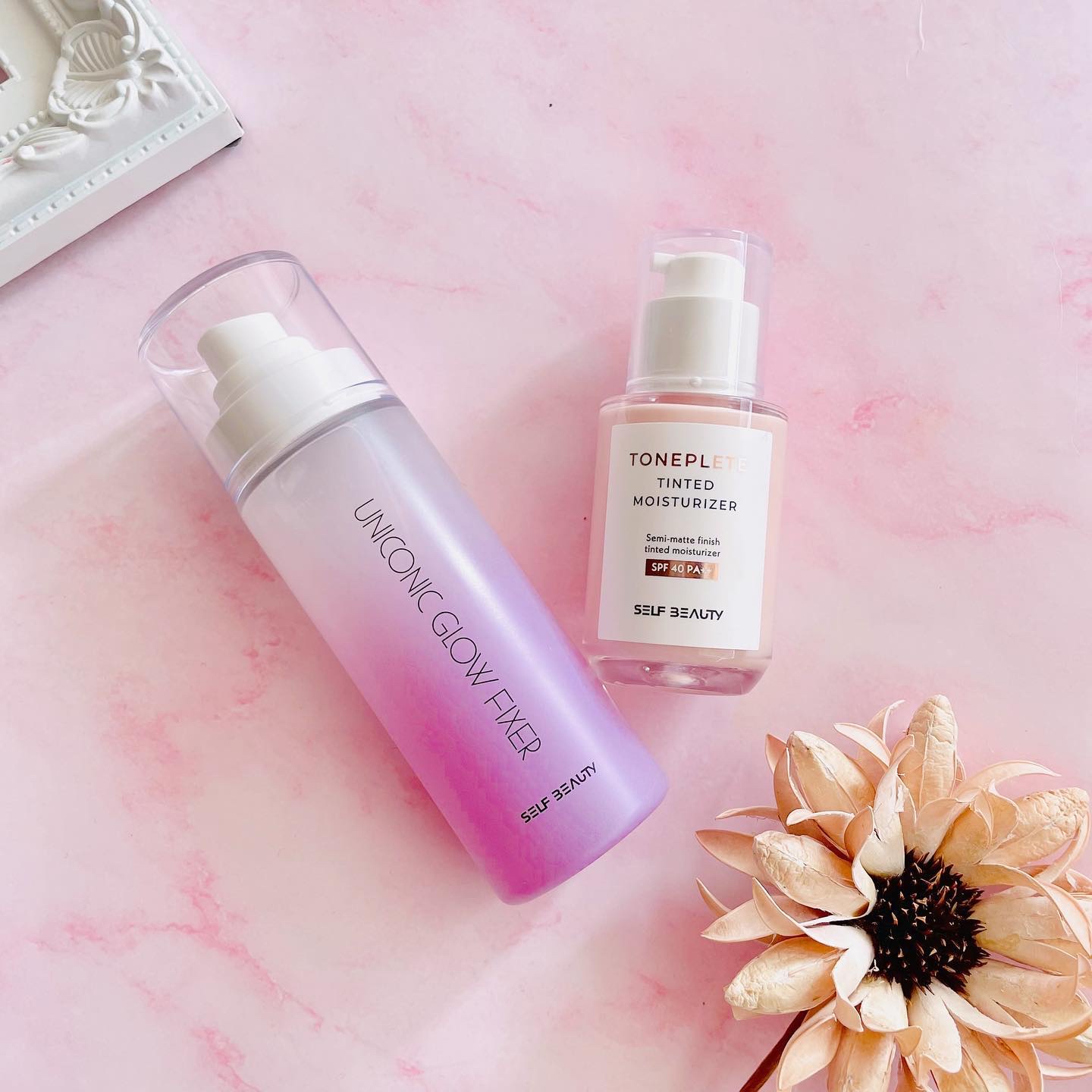 ユニコーン メイクアップグローフィックスミスト/SELF BEAUTY/フィックスミストを使ったクチコミ（1枚目）