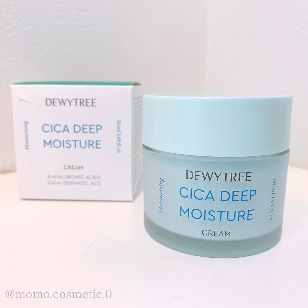 CICA ディープモイスチャークリーム/DEWYTREE/フェイスクリームを使ったクチコミ(1枚目)