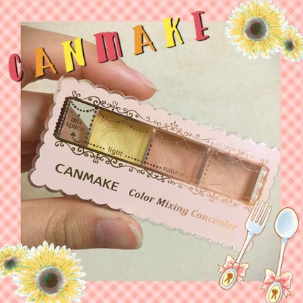 カラーミキシングコンシーラー/キャンメイク/パレットコンシーラーを使ったクチコミ(1枚目)