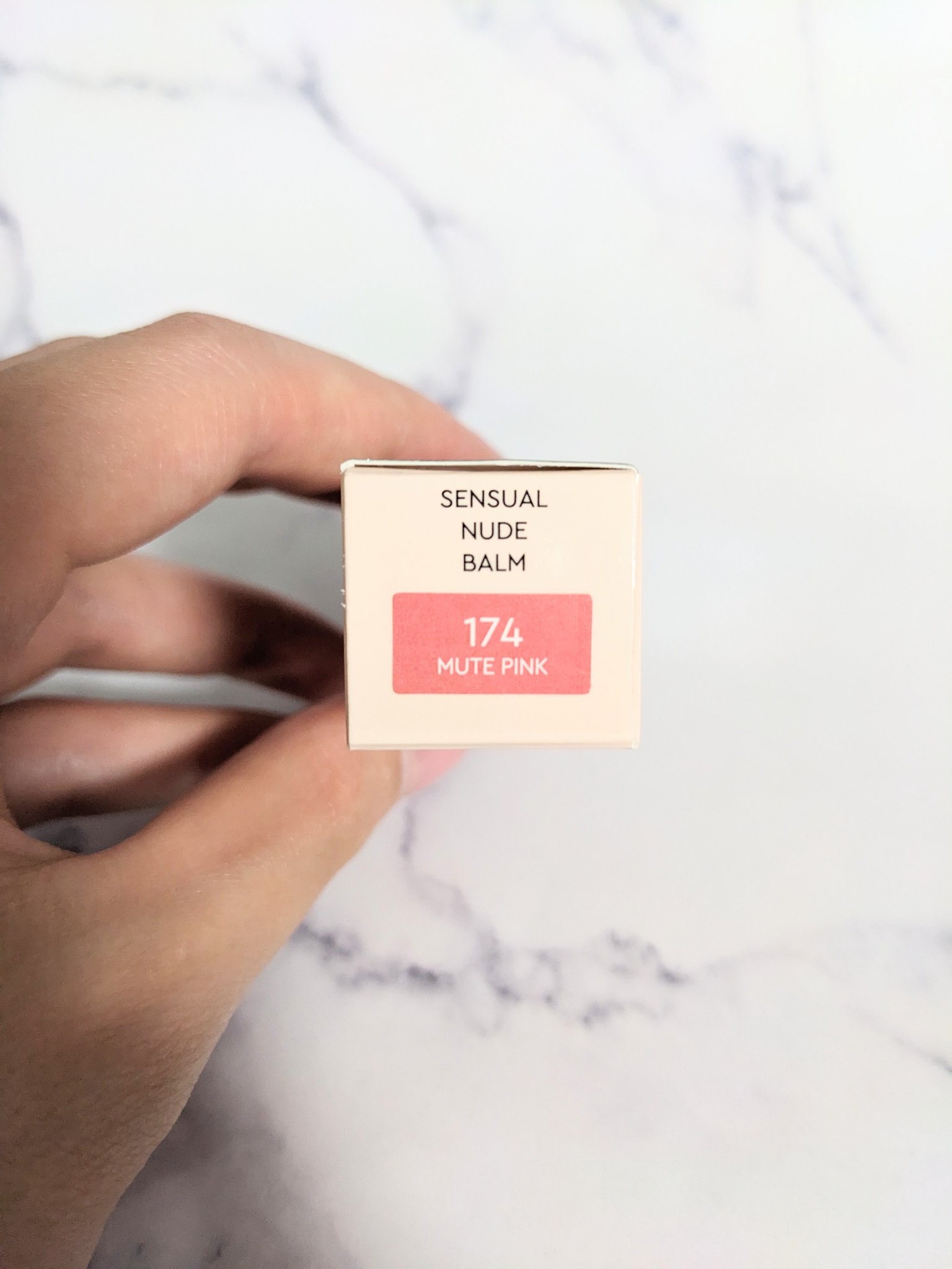 センシュアル ヌードバーム 174 MUTE PINK/HERA/リップバームを使ったクチコミ（3枚目）