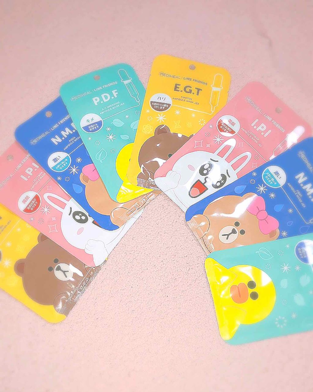 ラインフレンズP.D.F A.CドレッシングアンプルマスクJEX/MEDIHEAL/シートマスク・パックを使ったクチコミ(1枚目)