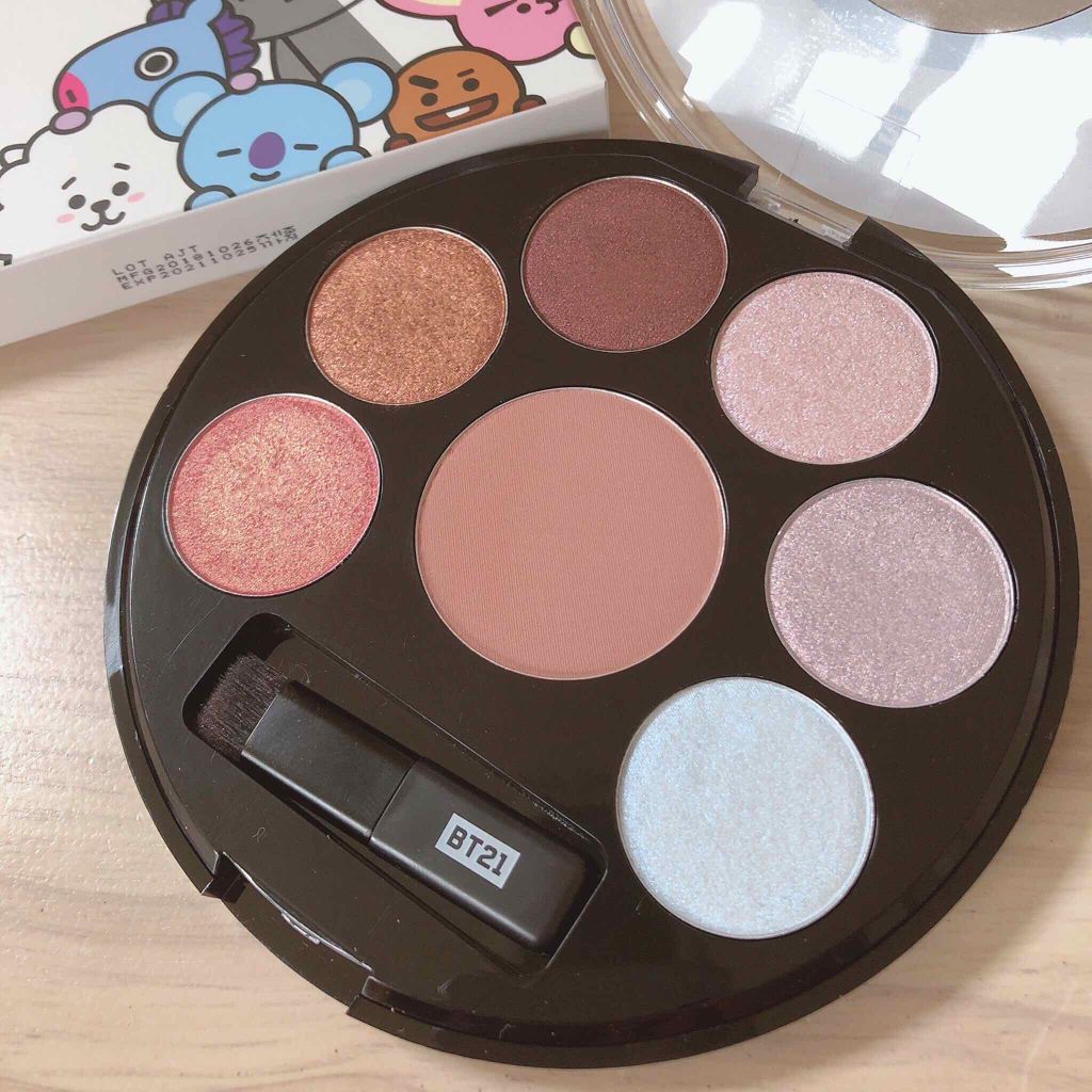 BT21 × VT Cosmetic アイシャドウ パレット/VT/アイシャドウパレットを使ったクチコミ(4枚目)