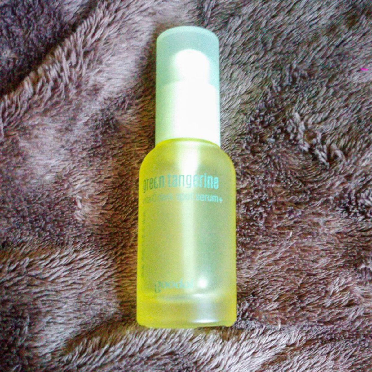 グリーンタンジェリン ビタC ダークスポットケアセラム/goodal/美容液を使ったクチコミ（1枚目）
