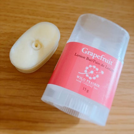 ローションバー グレープフルーツ/Wild Prairie Soap/ボディクリームを使ったクチコミ(1枚目)