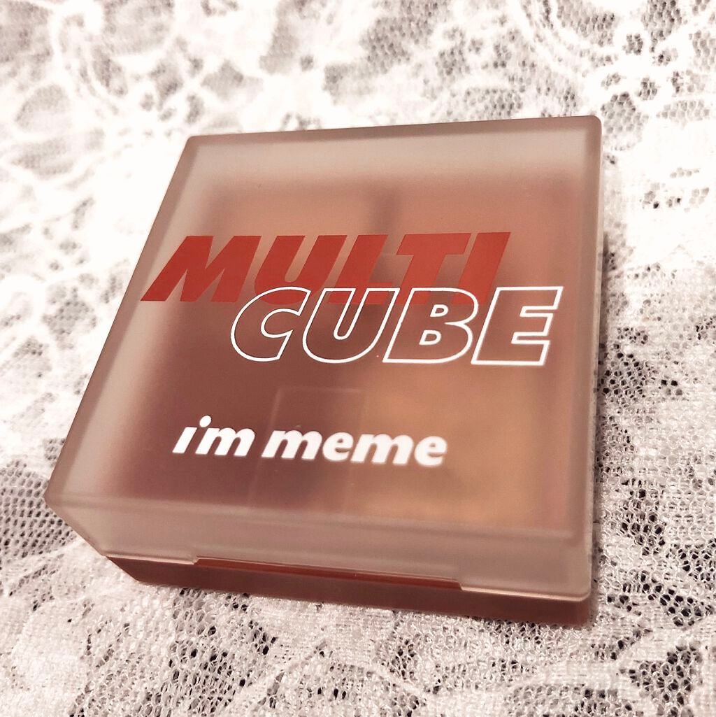 マルチキューブ/i’m meme/アイシャドウパレットを使ったクチコミ(1枚目)
