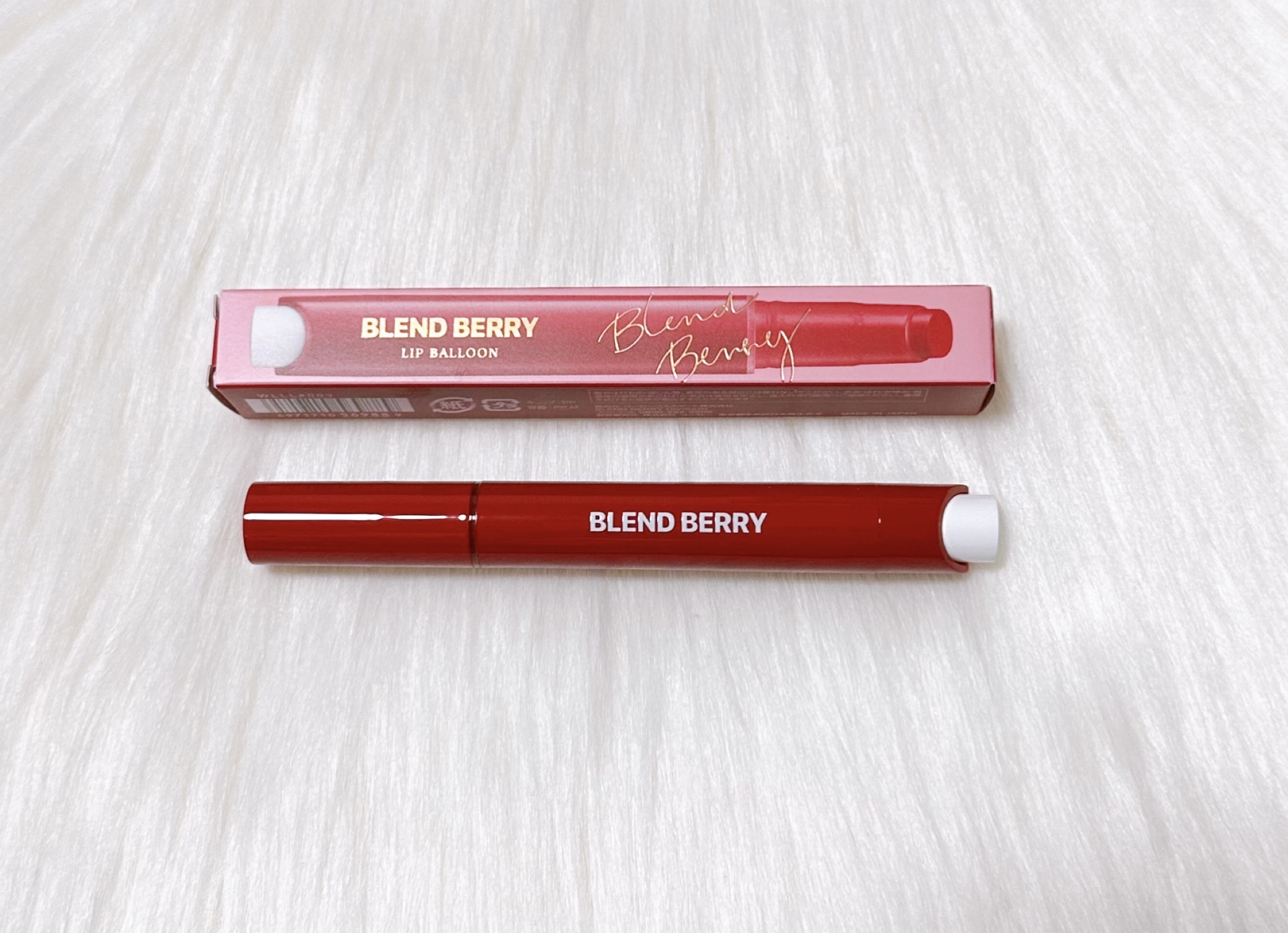 ブレンドベリー リップバルーン 003 うぶ恋マゼンタ/BLEND BERRY/口紅を使ったクチコミ（1枚目）