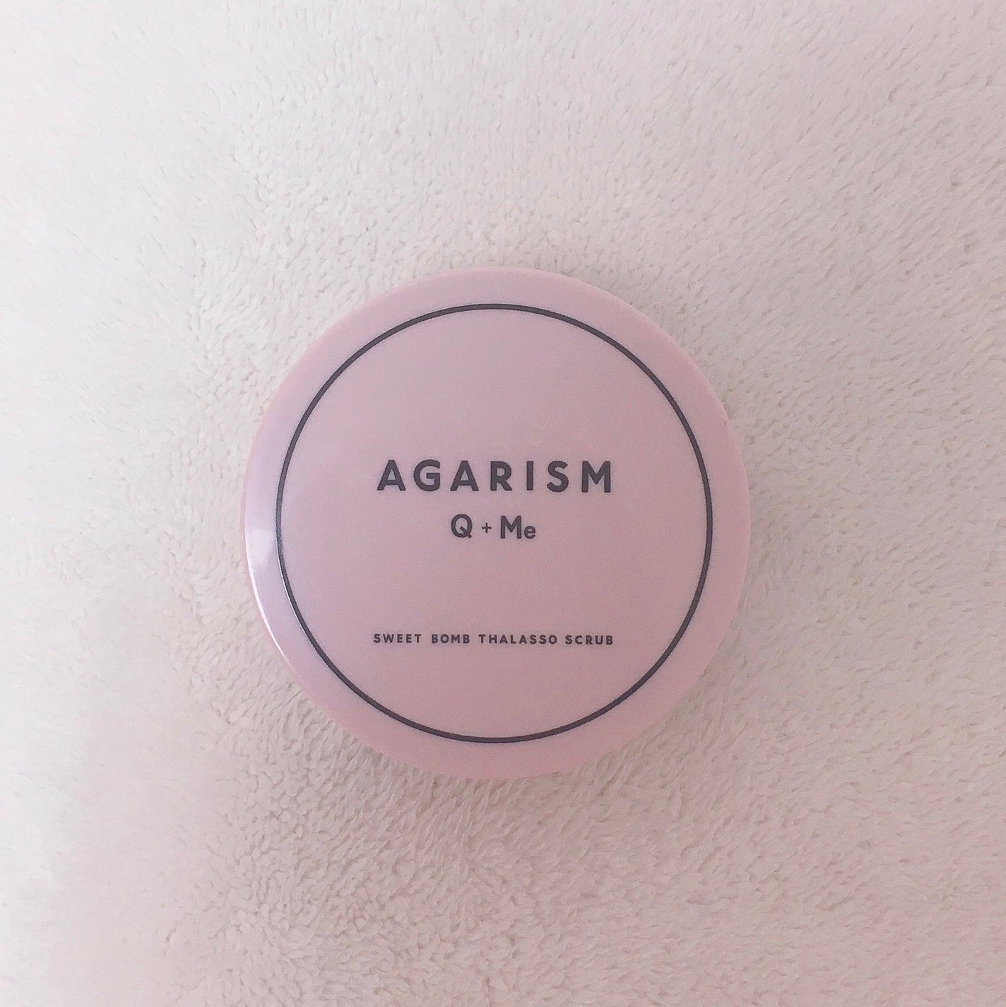 Q+Me スウィート ボム タラソ スクラブ/AGARISM/バスト・ヒップケアを使ったクチコミ(1枚目)