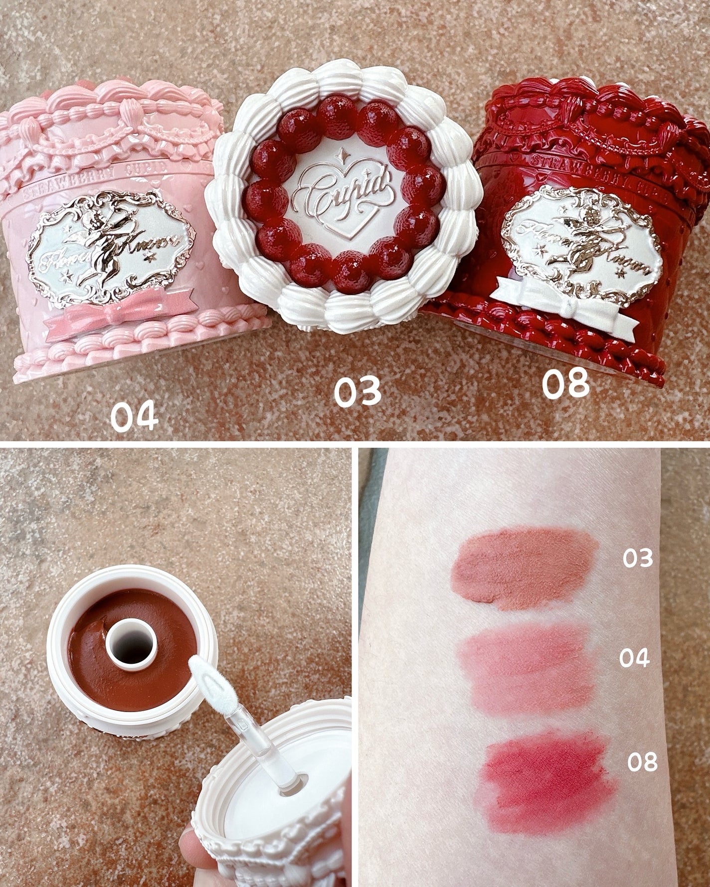 ストロベリーキューピッドコレクション プレストパウダー/FlowerKnows/プレストパウダーを使ったクチコミ(7枚目)