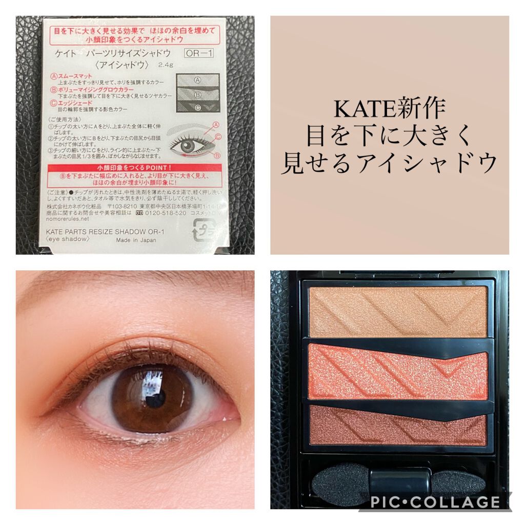 パーツリサイズシャドウ/KATE/アイシャドウパレットを使ったクチコミ（1枚目）