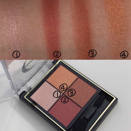 リアルクローズシャドウ/excel/アイシャドウパレットを使ったクチコミ(4枚目)