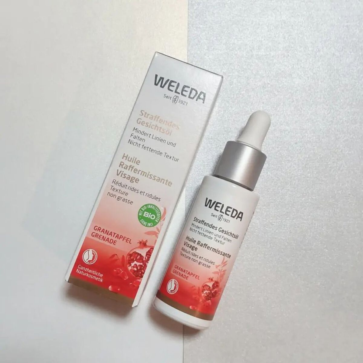 ざくろ フェイシャルオイル/WELEDA/フェイスオイルを使ったクチコミ（1枚目）