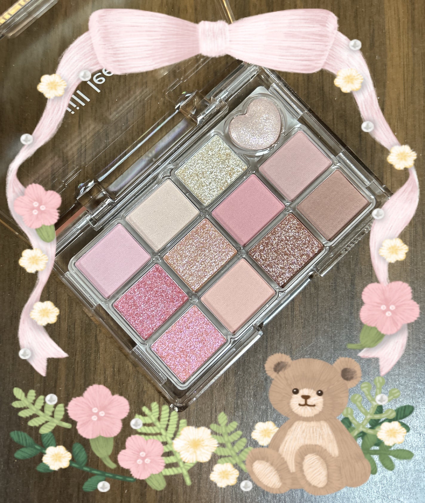 シャイニング12色ミニアイシャドウパレット/jill leen./アイシャドウパレットを使ったクチコミ(3枚目)