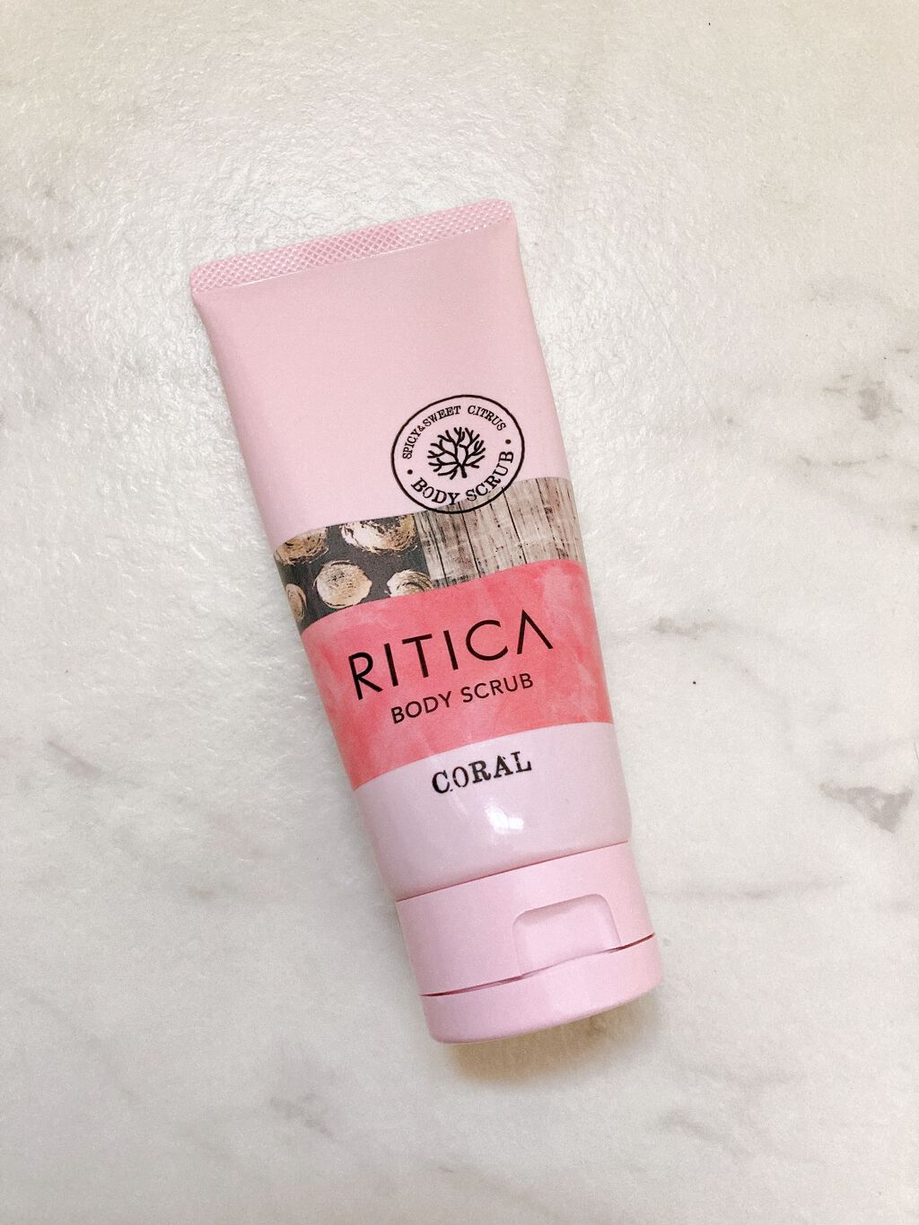 RITICA ボディフィットスクラブ コーラル/ロゼット/ボディスクラブを使ったクチコミ(1枚目)