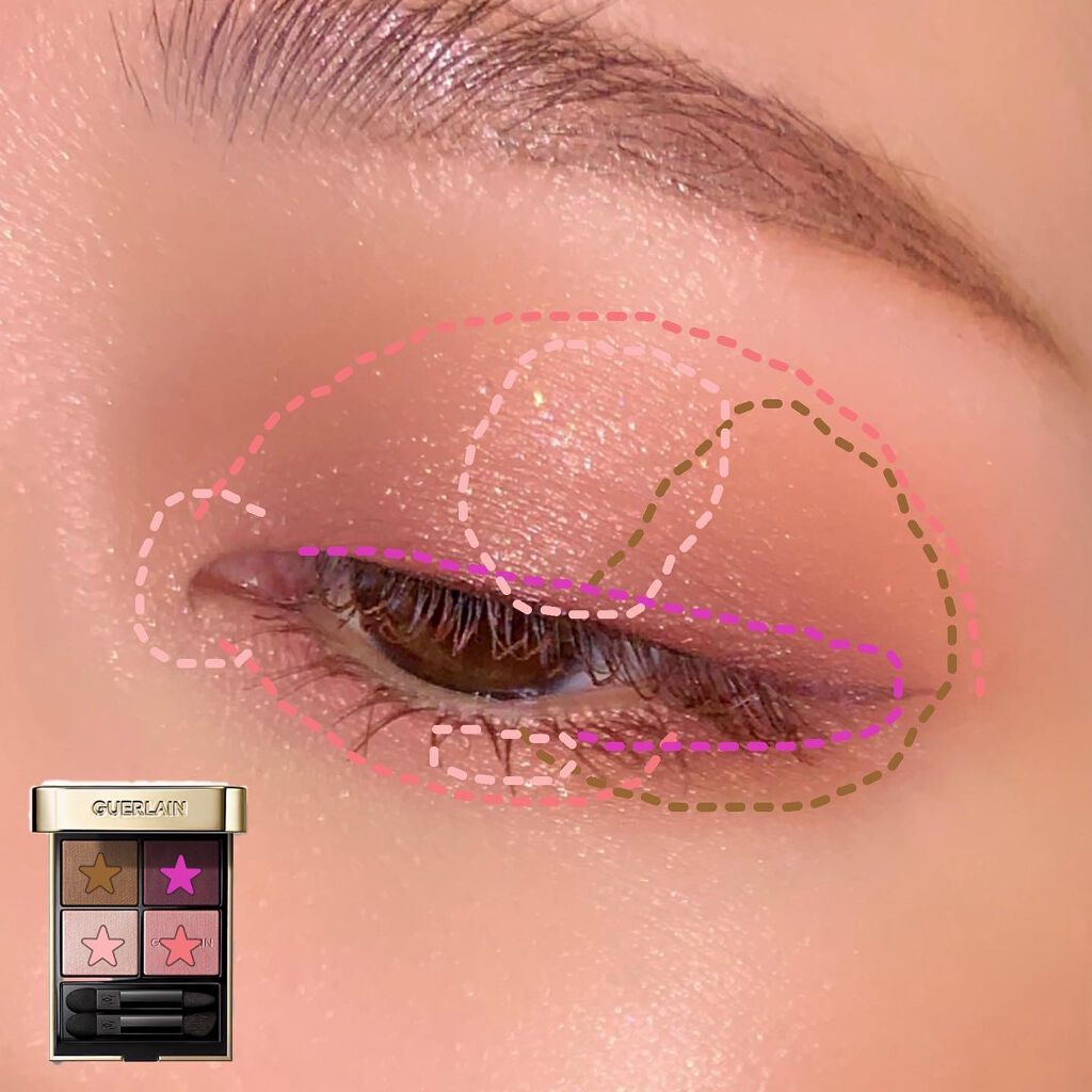 オンブル ジェ/GUERLAIN/アイシャドウパレットを使ったクチコミ(6枚目)