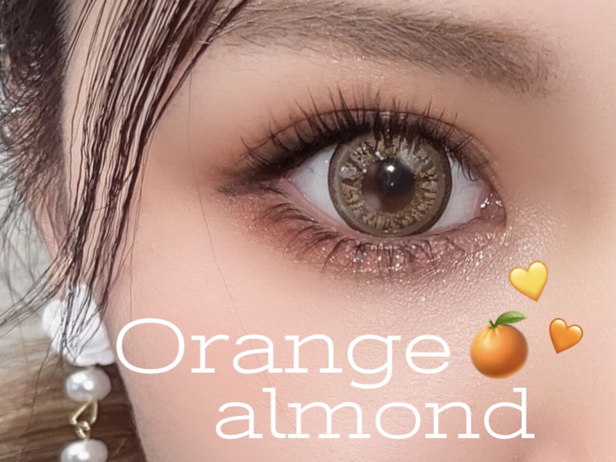 eye closet １day SweetSeries "Sweet"（アイクローゼット スウィートシリーズ スウィート） Orange Almond/EYE CLOSET/ワンデー（１DAY）カラコンを使ったクチコミ（1枚目）