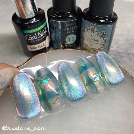 ジェルネイル(ライト対応)/セリア/ジェルネイルを使ったクチコミ(5枚目)