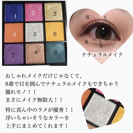 UR GLAM BLOOMING EYE COLOR PALETTE/U R GLAM/アイシャドウパレットを使ったクチコミ(4枚目)