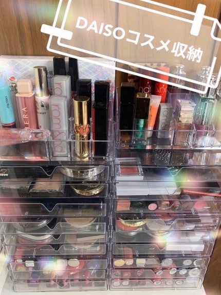 3段式クリアーケース/DAISO/その他化粧小物を使ったクチコミ(1枚目)