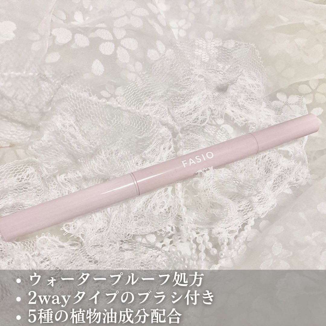 ウォータープルーフ アイブロウ （しずく型芯）/FASIO/アイブロウペンシルを使ったクチコミ（2枚目）