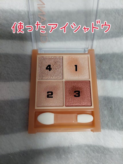 ベージュトーンアイシャドウ/CEZANNE/アイシャドウパレットを使ったクチコミ(2枚目)