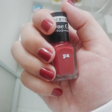 pa ネイルカラーワンコート/pa nail collective/マニキュアを使ったクチコミ（1枚目）