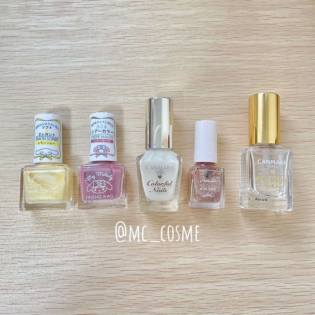 カラフルネイルズ/キャンメイク/マニキュアを使ったクチコミ（3枚目）
