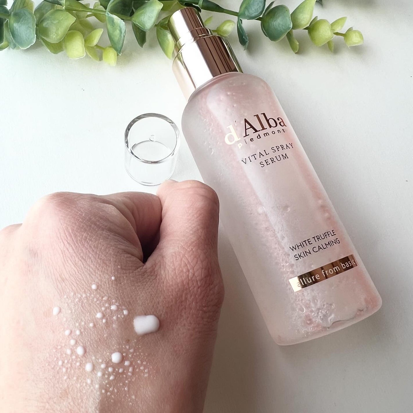 ダルバ ホワイトトリュフバイタルスプレーセラム/ダルバ/ミスト状化粧水を使ったクチコミ(4枚目)