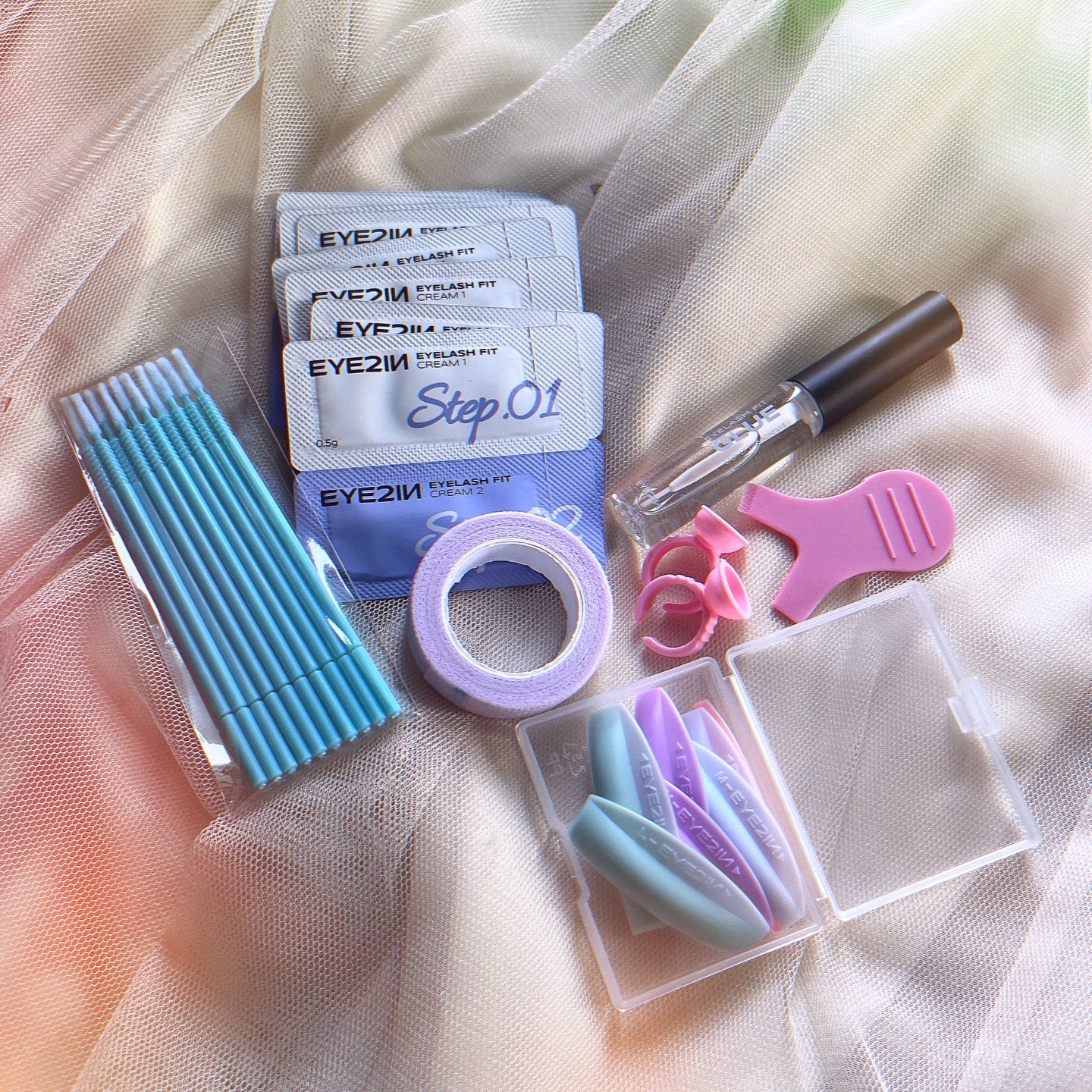 低刺激セルフまつげパーマ9種セット/EYE2IN/その他キットセットを使ったクチコミ（2枚目）