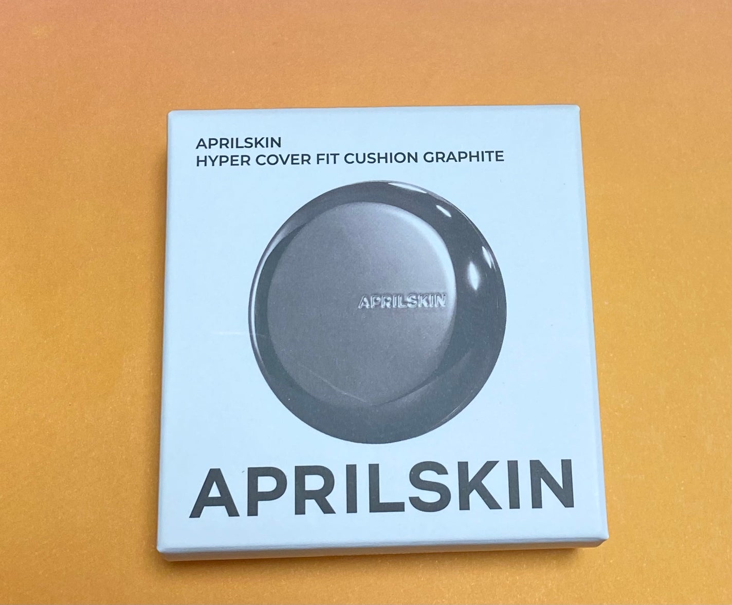 ハイパーカバーフィットクッション グラファイト/APRILSKIN/クッションファンデーションを使ったクチコミ(1枚目)