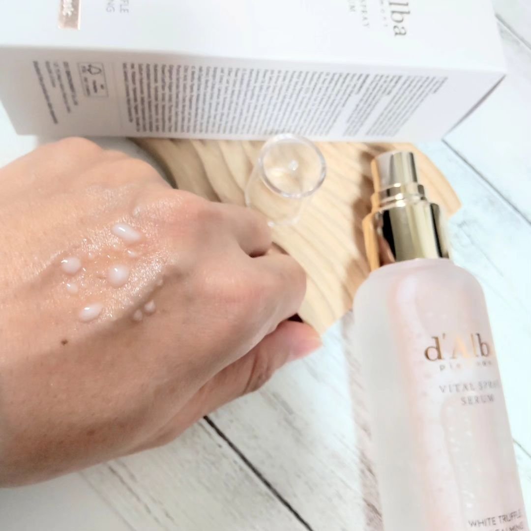ダルバ ホワイトトリュフバイタルスプレーセラム/ダルバ/ミスト状化粧水を使ったクチコミ（2枚目）
