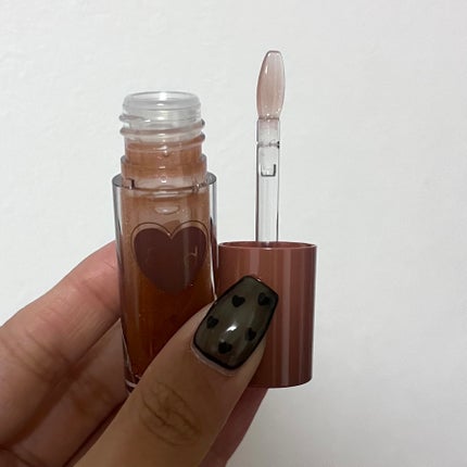 グラッシーコーティンググロス/&nd by rom&nd/リップグロスを使ったクチコミ(2枚目)