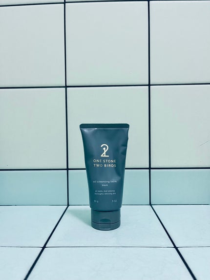 オイルクレンジングバーム ブラック/ONE STONE TWO BIRDS/クレンジングバームを使ったクチコミ(1枚目)