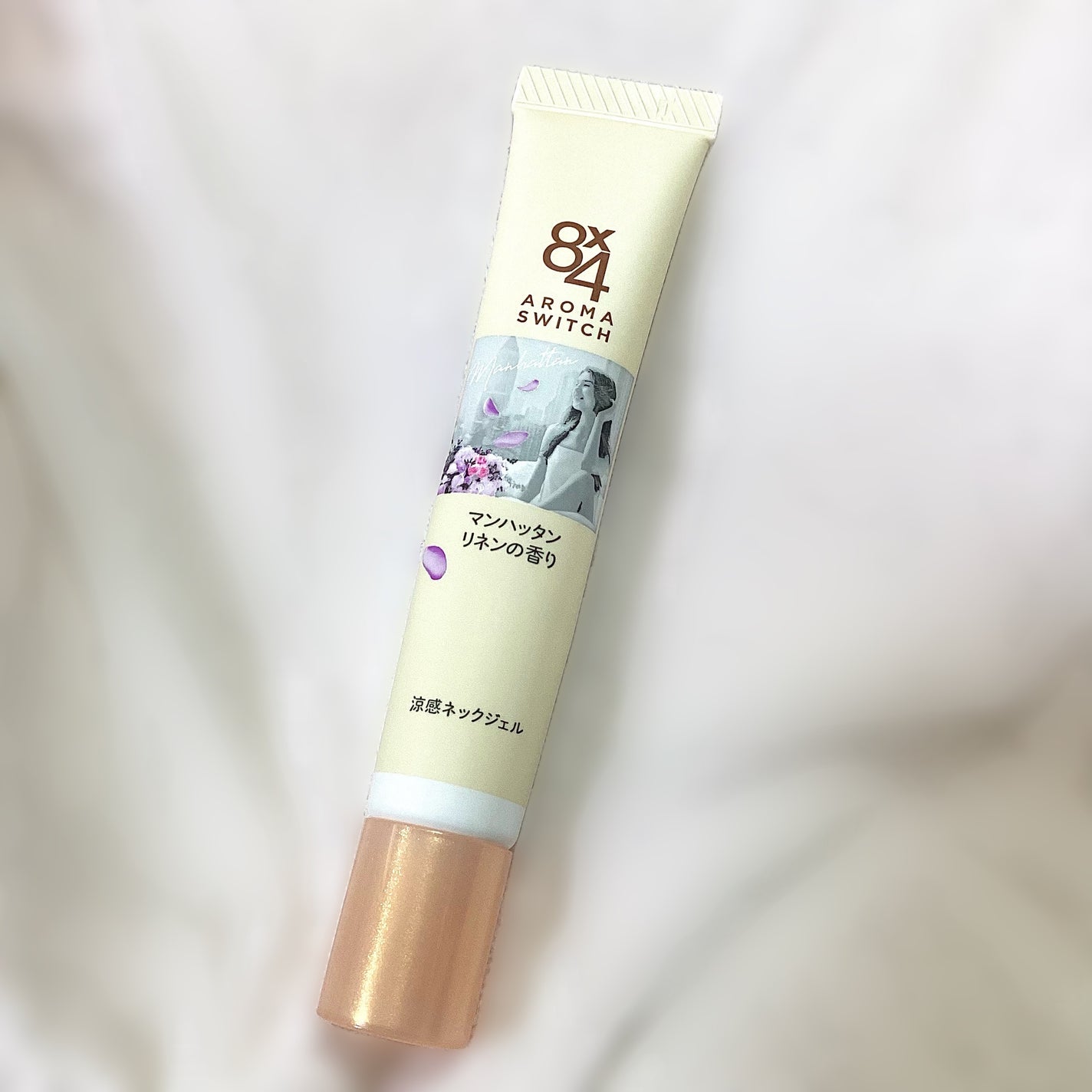 8x4 アロマスイッチ 涼感ネックジェル マンハッタンリネンの香り/8x4/デオドラント・制汗剤を使ったクチコミ(1枚目)