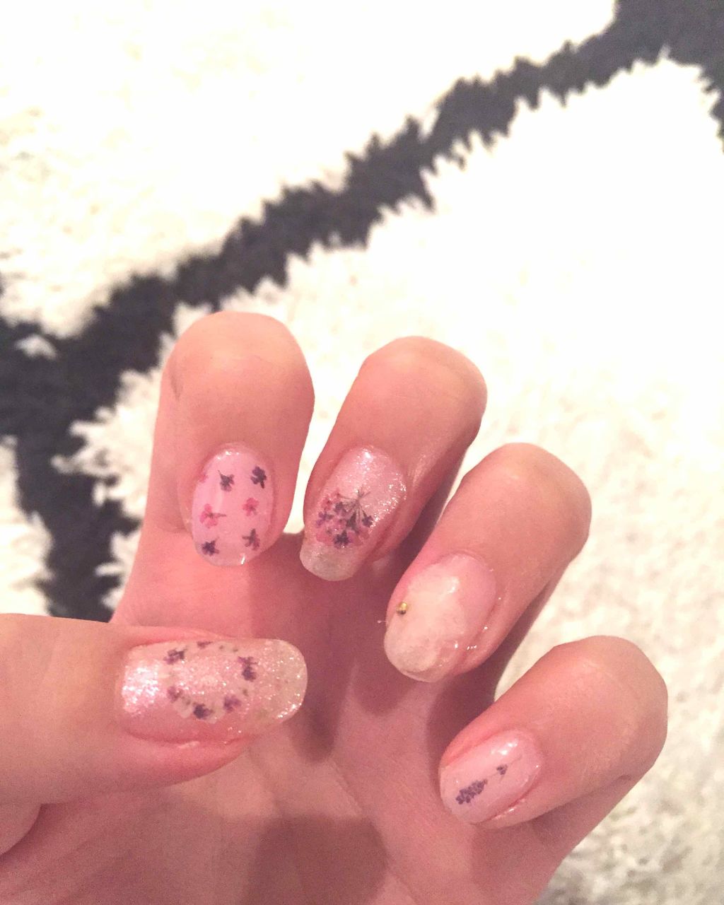 しずくネイルシール/キャンドゥ/ネイルシールを使ったクチコミ(1枚目)