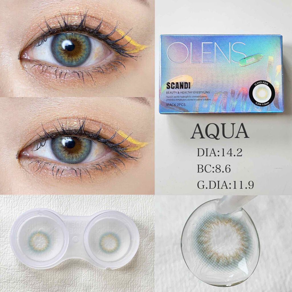 SCANDI(スカンディ)/OLENS/カラーコンタクトレンズを使ったクチコミ(3枚目)