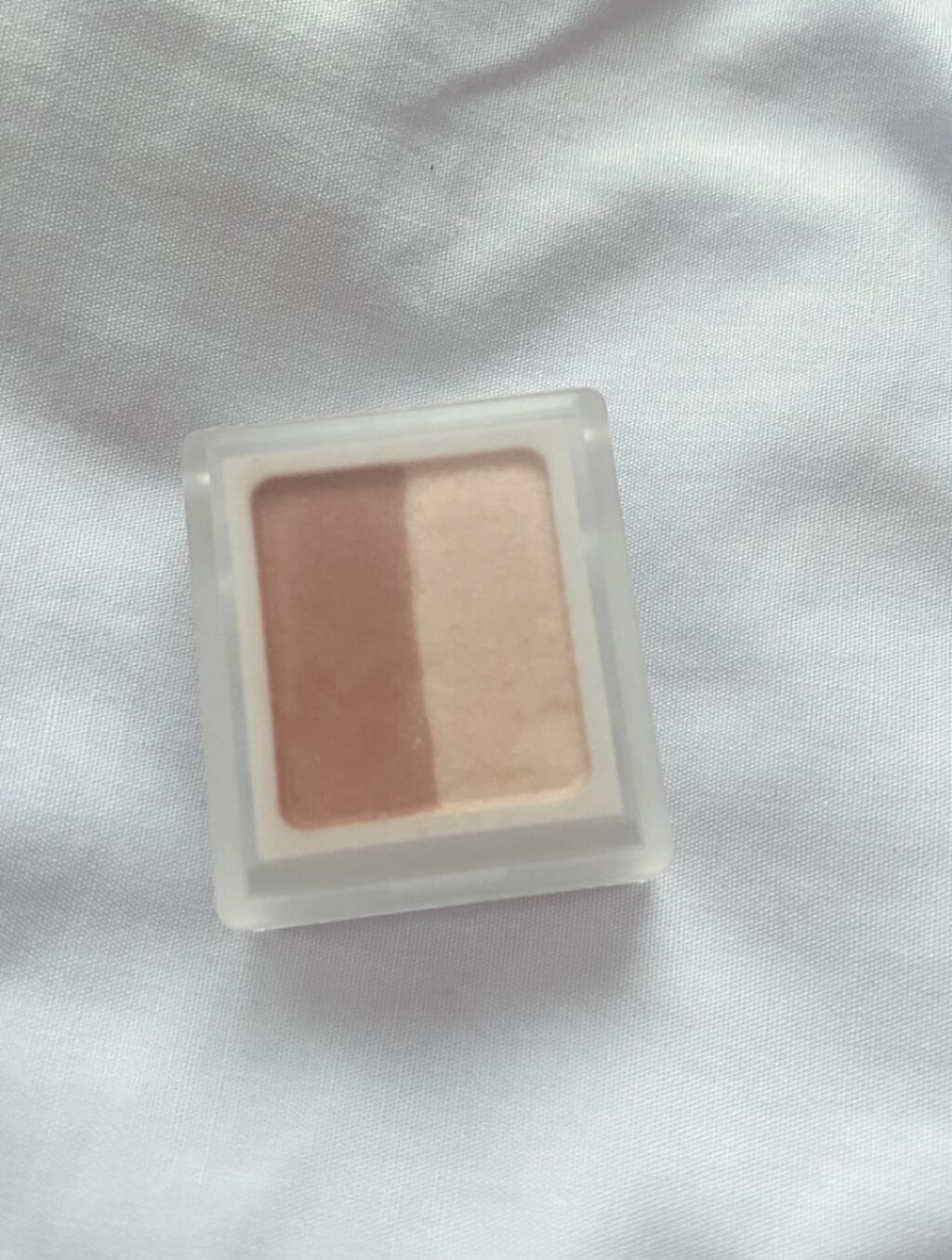 アイカラー2色タイプ/無印良品/アイシャドウパレットを使ったクチコミ（1枚目）