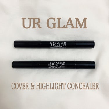 UR GLAM　COVER＆HIGHLIGHT CONCEALER/U R GLAM/リキッドコンシーラーを使ったクチコミ（1枚目）