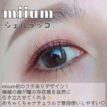 miium 1day/miium/ワンデー（１DAY）カラコンを使ったクチコミ（3枚目）