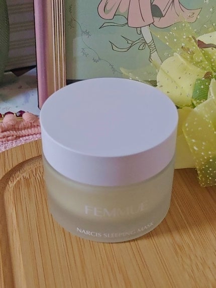 ローズウォーター スリーピングマスク/FEMMUE/フェイスクリームを使ったクチコミ(3枚目)
