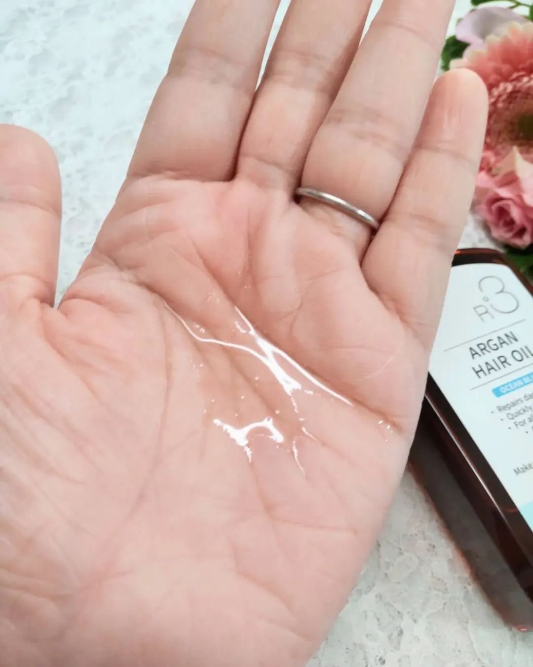 ライプ R3 アルガン ヘアオイル/RAIP/ヘアオイルを使ったクチコミ（3枚目）