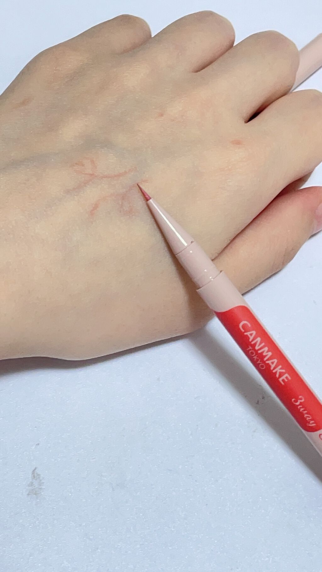 3wayスリムアイルージュライナー/キャンメイク/リキッドアイライナーを使ったクチコミ(2枚目)