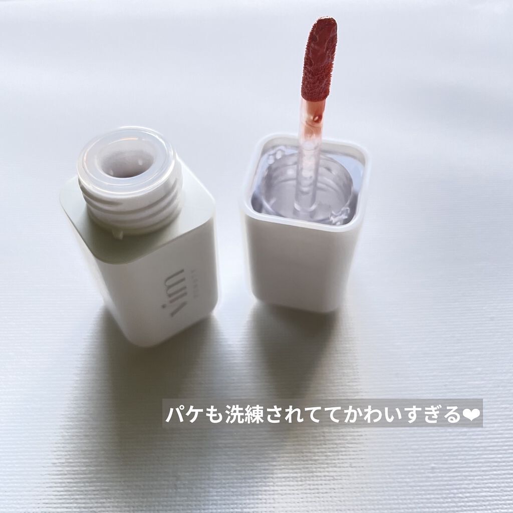 my confidence lip souffle matte  essential mauve pink（無くてはならないモーブピンク）/vim BEAUTY/口紅を使ったクチコミ（3枚目）