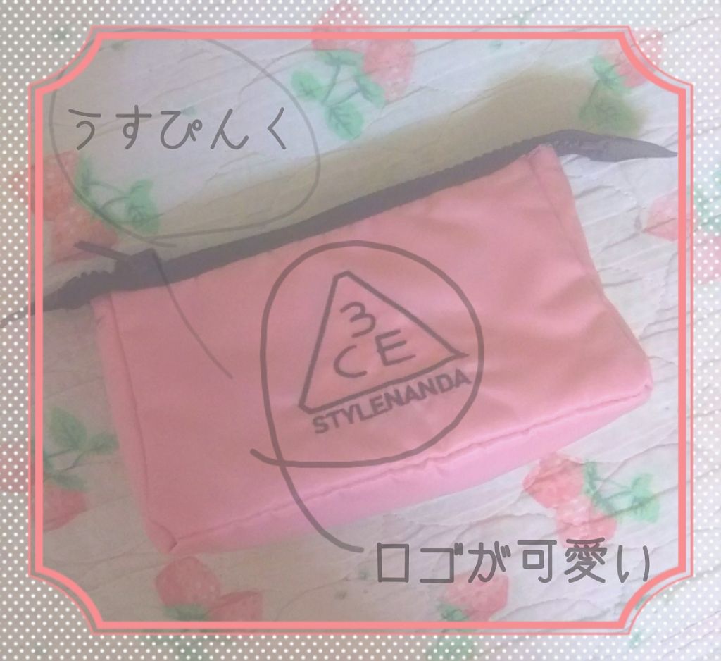 3CE ポーチ スモール/3CE/化粧ポーチを使ったクチコミ（2枚目）