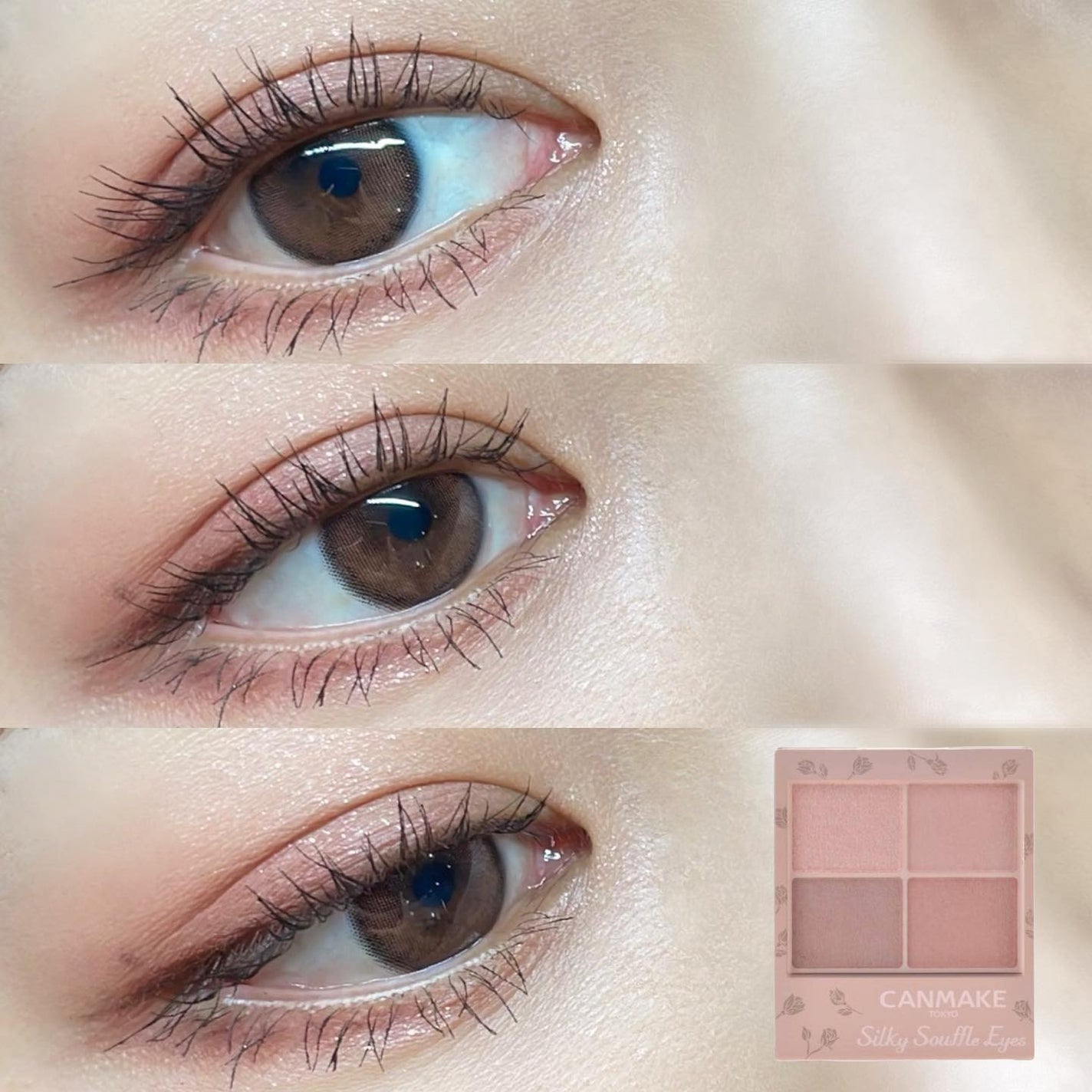 シルキースフレアイズ(マットタイプ)/キャンメイク/アイシャドウパレットを使ったクチコミ(1枚目)