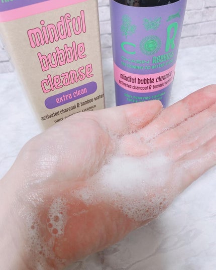 Mindful Bubble Cleanse/CHASIN'RABBITS/その他洗顔料を使ったクチコミ(4枚目)