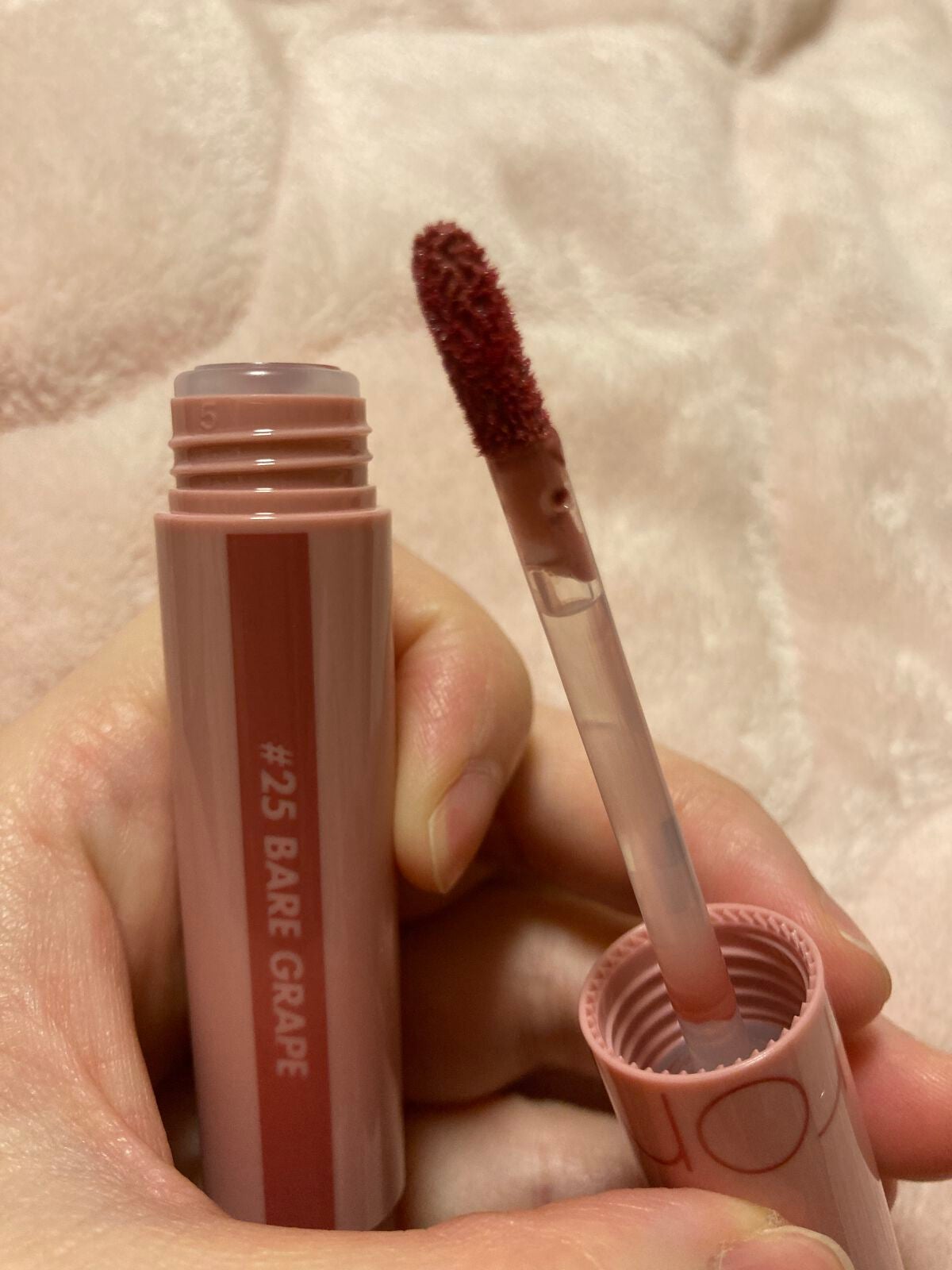 ジューシーラスティングティント/rom&nd/リップティントを使ったクチコミ(2枚目)