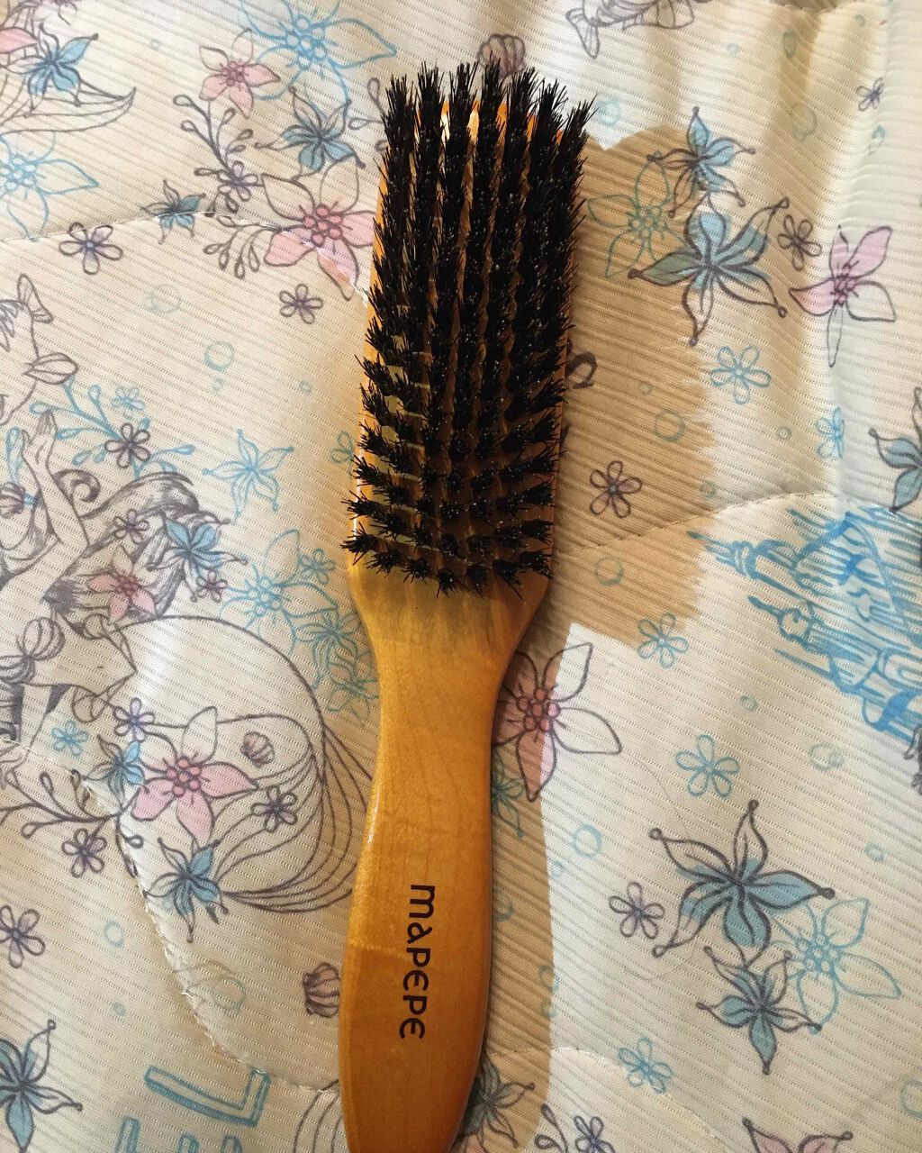 濃密天然毛のボリュームケアブラシ/マペペ/ヘアブラシを使ったクチコミ(3枚目)