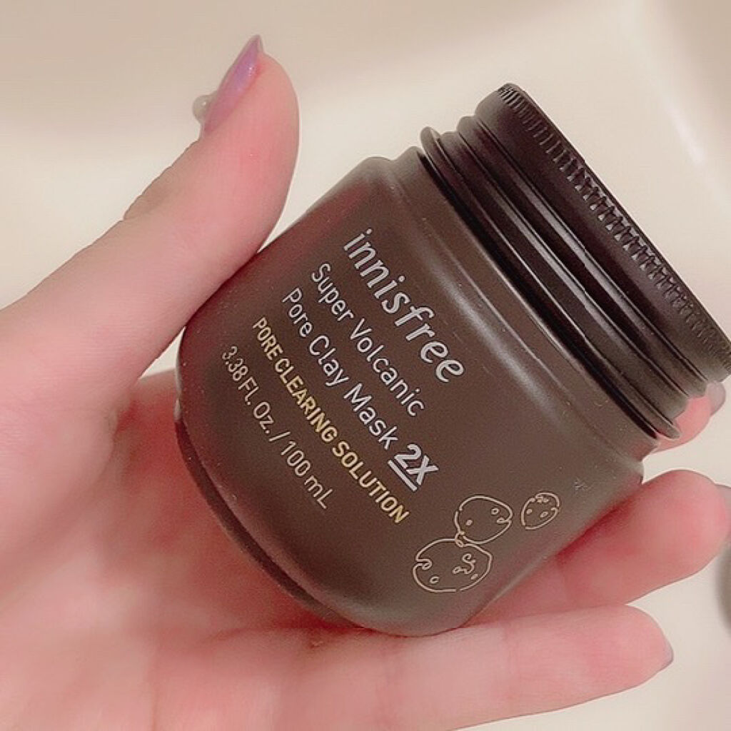 スーパーヴォルカニック　ポア　クレイマスク/innisfree/洗い流すパック・マスクを使ったクチコミ（3枚目）